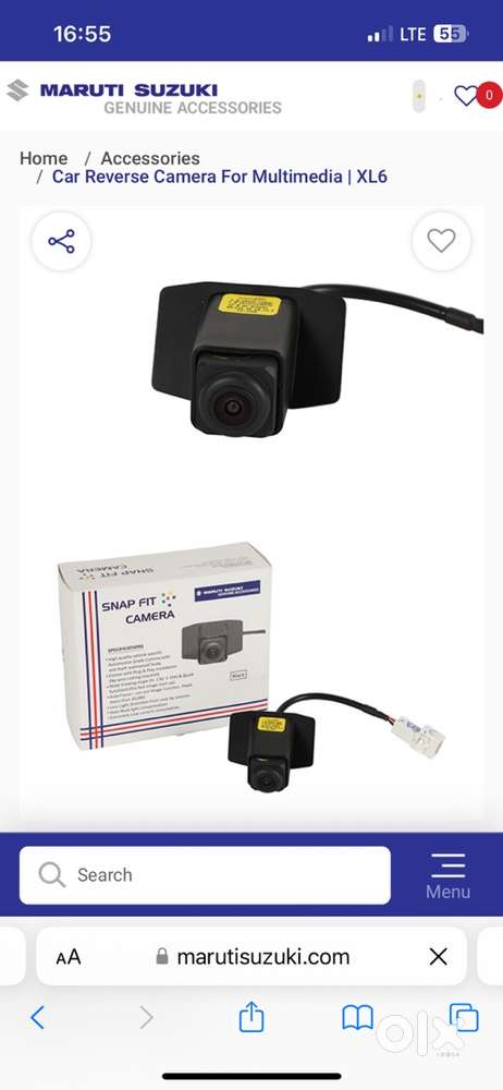 XL 6 rear original camera