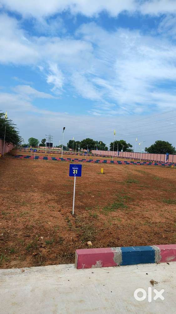 RESIDENTIAL PLOTS FOR SALE NEAR  TRICHY TO MADURAI HIGHWAY
