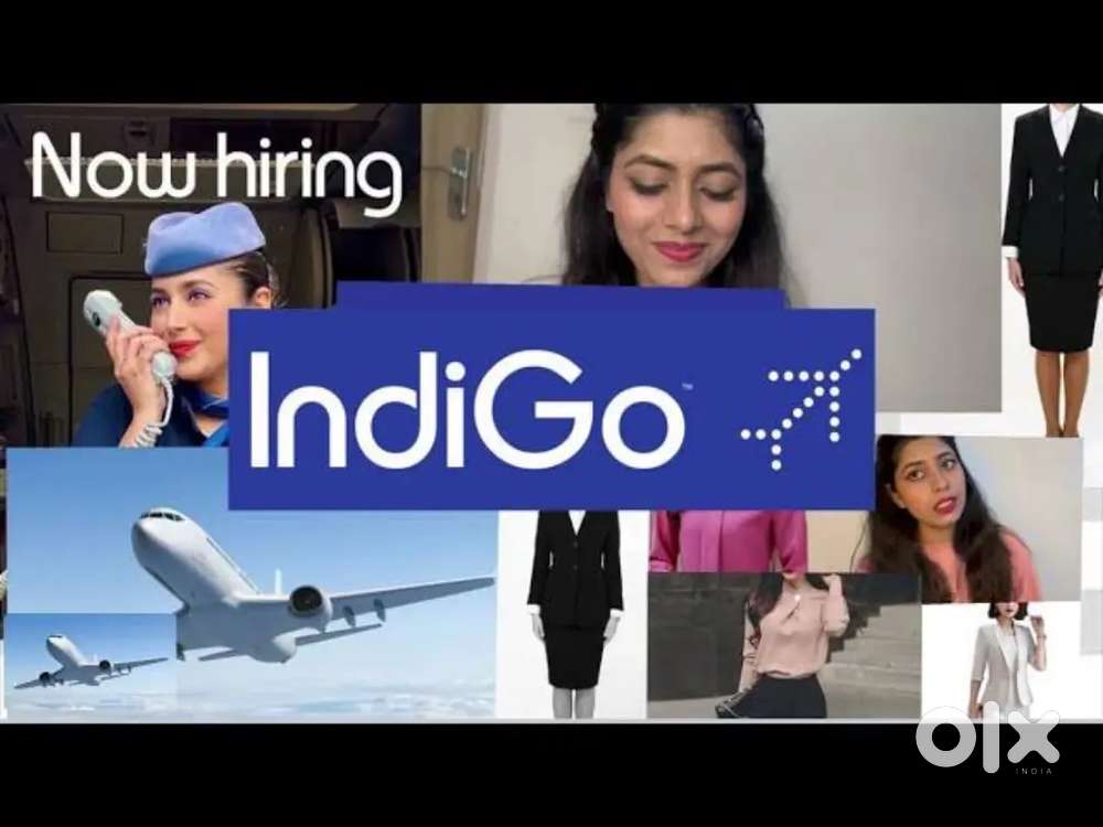 Required for Male and female candidates for indigo Airlines jobs