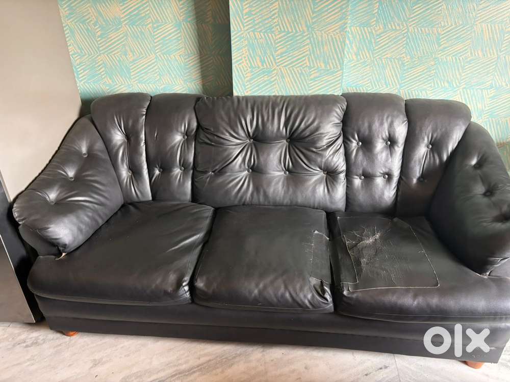Italian Leather 5 Seater Sofa