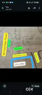 60 Feet Main road & 30 feet road commercial plot kusugal
