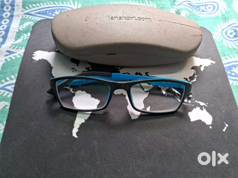Lenskart air flexible[VINCENT CHASE]  zero power blue lens
