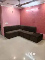 3bhk half furnished flat gated society peermuchala dhakoli
