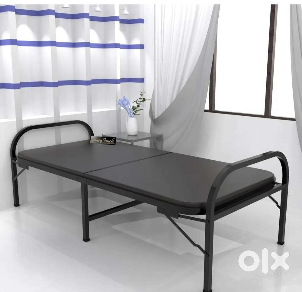 Iron foldable bed