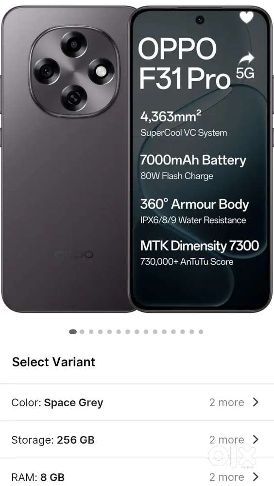 Oppo  f31 pro 8/256