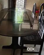 Dining table..with good condition.. mirror is good condition