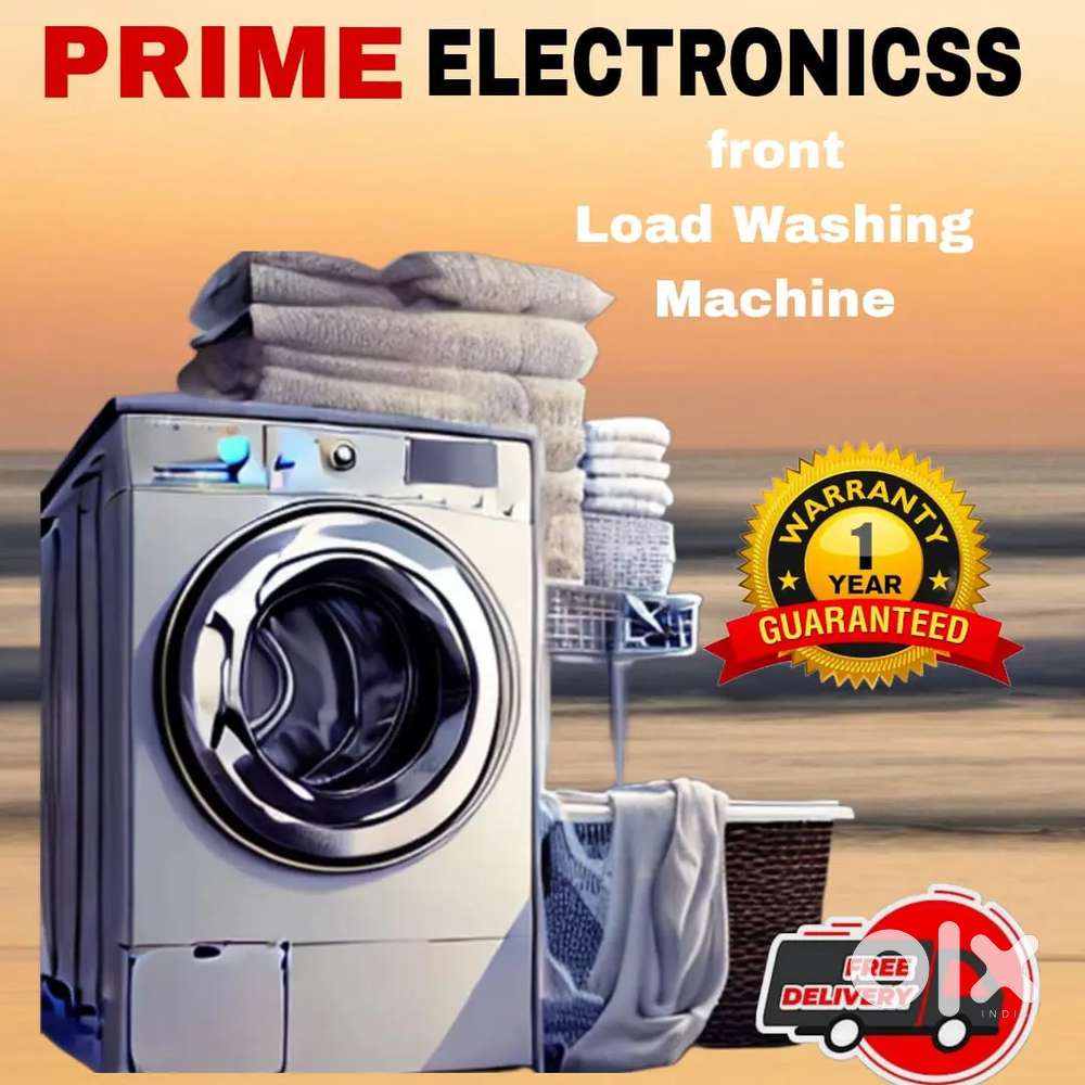 ;*- Front loading washing machine brand new 8 kg with free delevery --