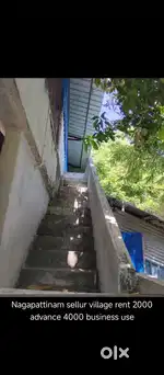 House rent 1500 advance 5000  business use sellur village