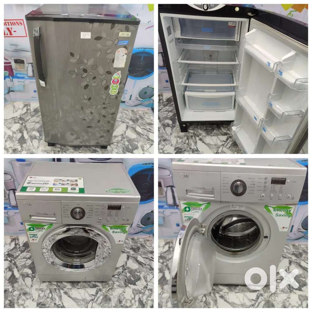 I'db7 godrej single door fridge - lg front load washing machine