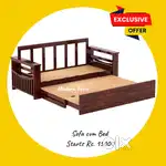 Sofa set Sofa Cum Bed  Wooden sofa set #458
