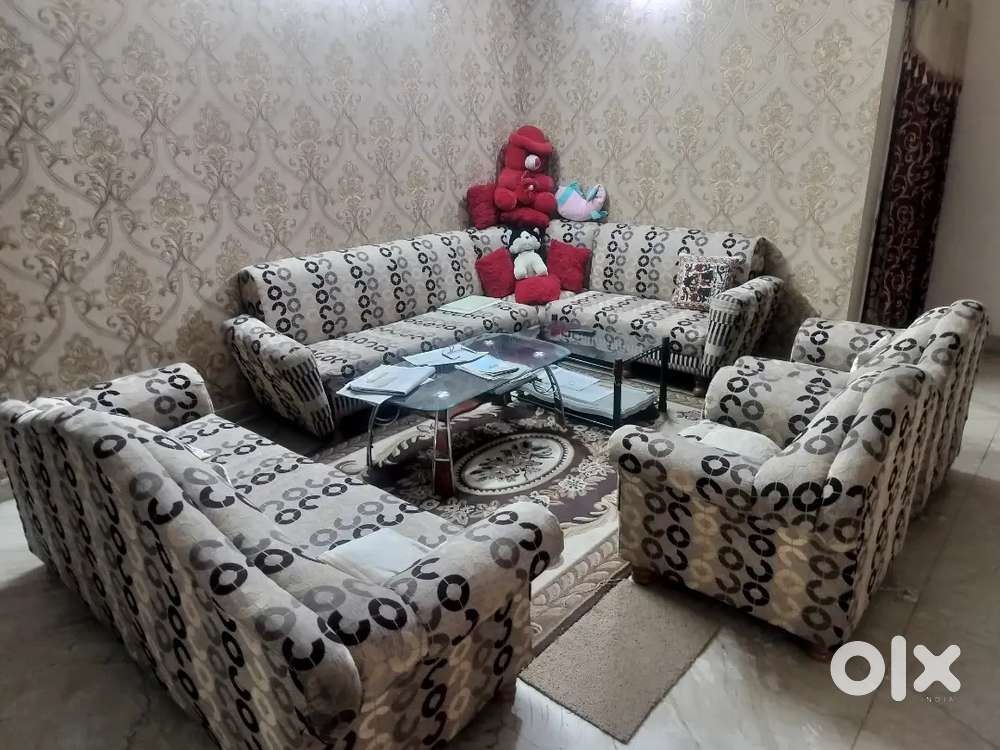 Sofa set with corner