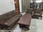 Sofa set with centre table