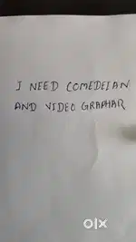 Comedy show me comedian ki need