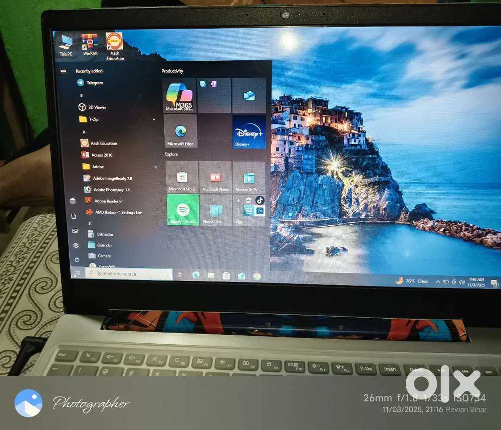 Lenovo laptop model s145 good conditione me hai koi dikkat nhi hai