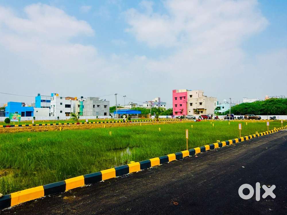 East Tambaram Near Bharath University 90% Loan Available CMDA PLOTS