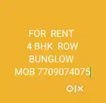 4bhk Row bunglow for Rent