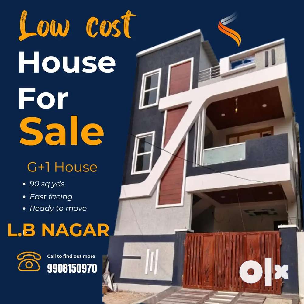 Low cost G+1house for sale in (LB NAGAR)