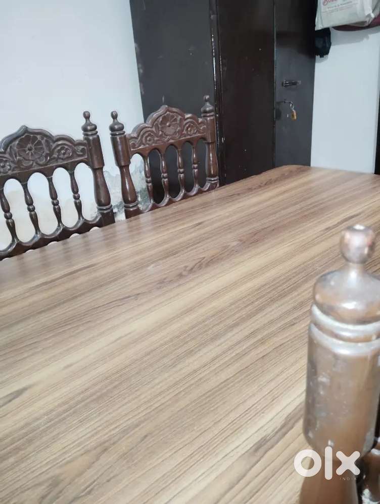 Six chair and one table dining table