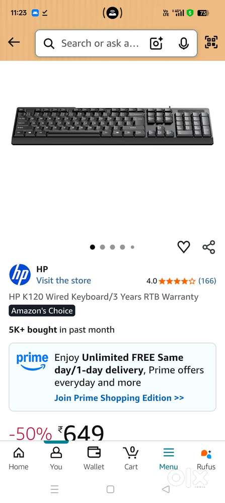 Selling HP brand new keyboard with very low price