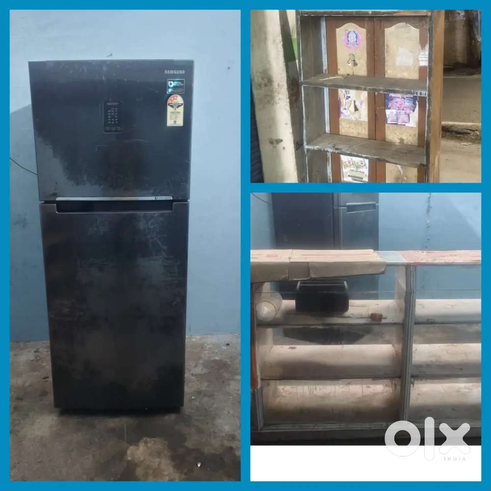 Doubledoorfridge inventer attach 300litrecc  shop socase , stand combo