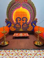 Ganpati makar set decoration