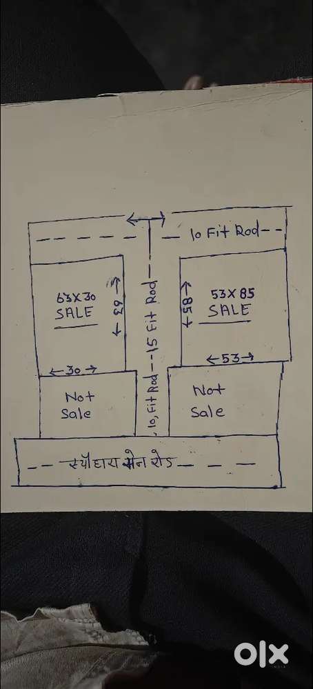 100, 150, 200 gaj plots avlbl, 15 fit road, on highway se 50 fit andar