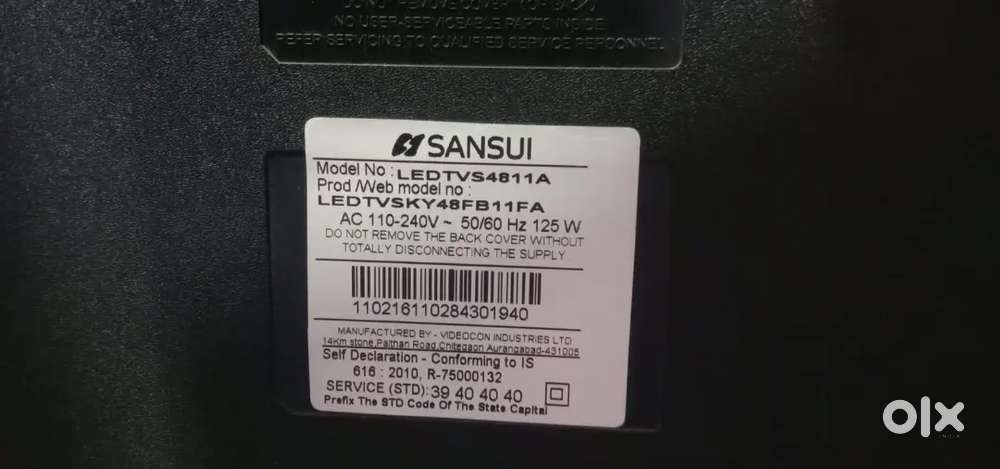 Sansui LED tv.