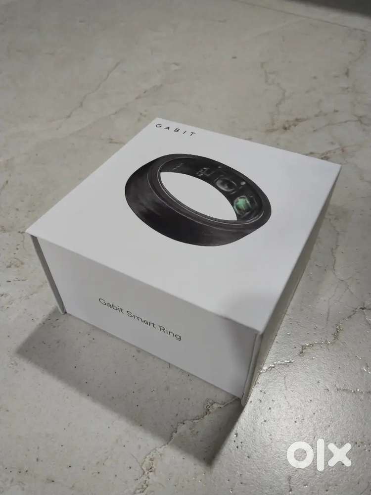 Gabit Smart Ring – Size 7, Black, Never Used & Well-kept with Full Box