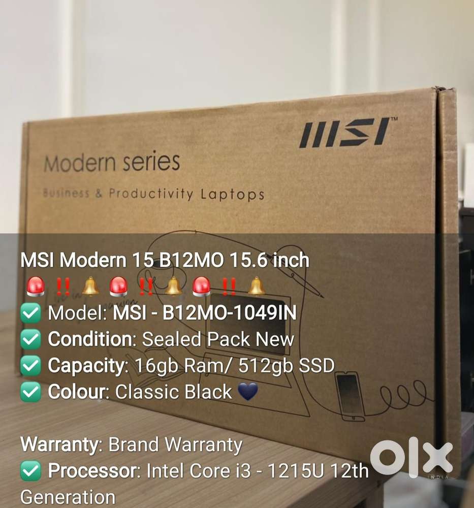MSI Modern 15 Laptop