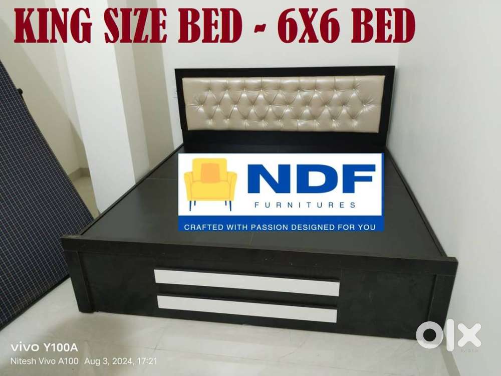 6x6 BED - KING SIZE BED - DOUBLE BED