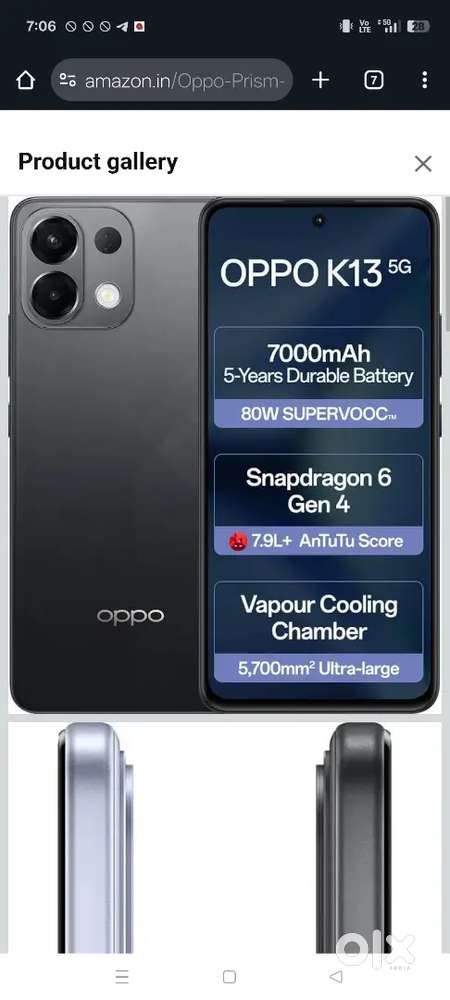 Oppo k13 15600 4 month old