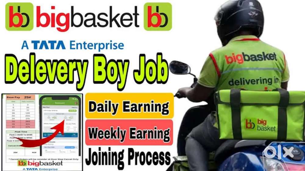 We are Hiring Delivery Partner Fresher Directly joining Free joining
