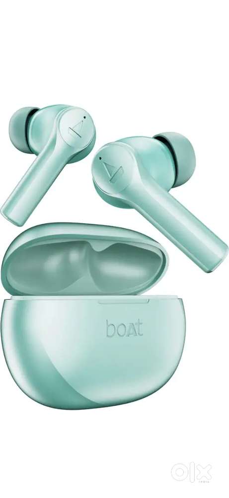 Boat Airdopes supremew/4 Mics Al ENx Tech 50 HRS Playback, (Sage Green