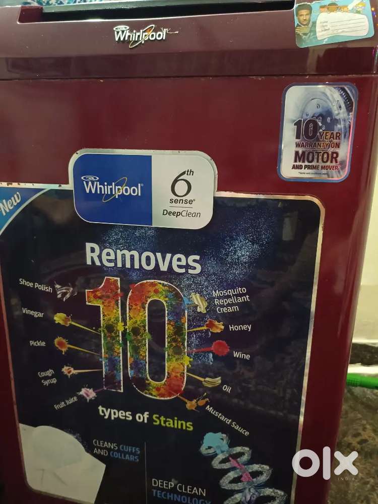 Whirlpool top load washing machine