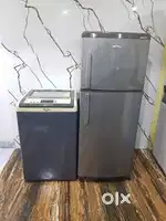 Whirlpool white magic 6.2kg top load washing machine and refrigerator
