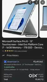 Surface Pro 11th Gen i7 16GB 1 TB