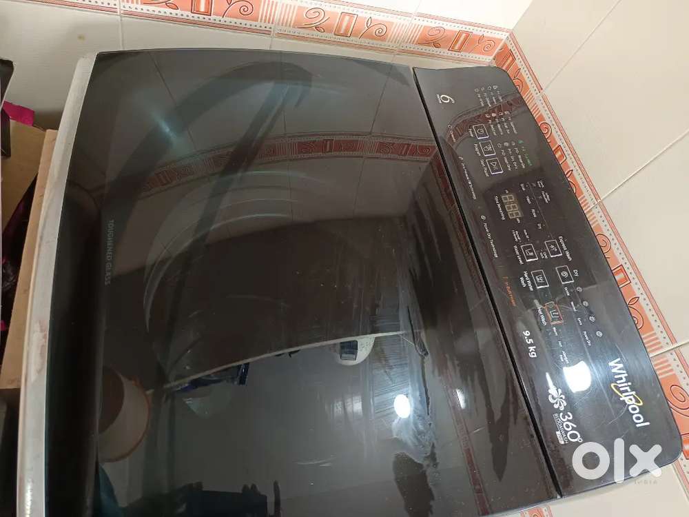 An un used washing machine at undavalli center