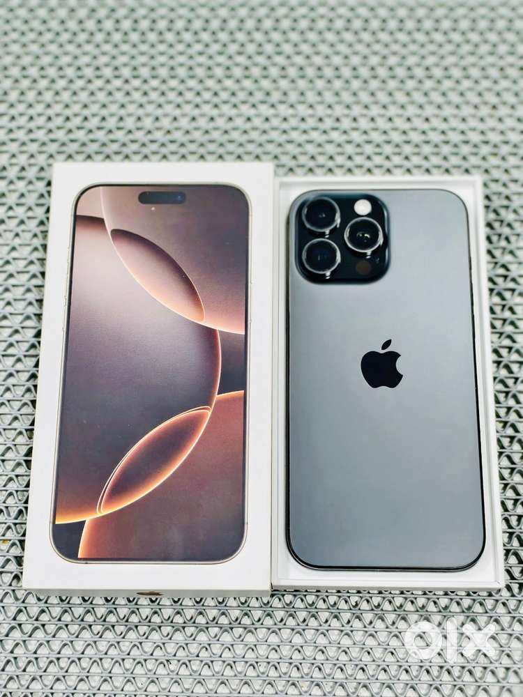 Iphone 16 Pro Max Black 256GB BH-100% CC-180 Warranty Upto April 2026