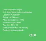 Wanted male (Picker&loader)Kukatpally