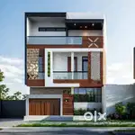 House construction for with material
