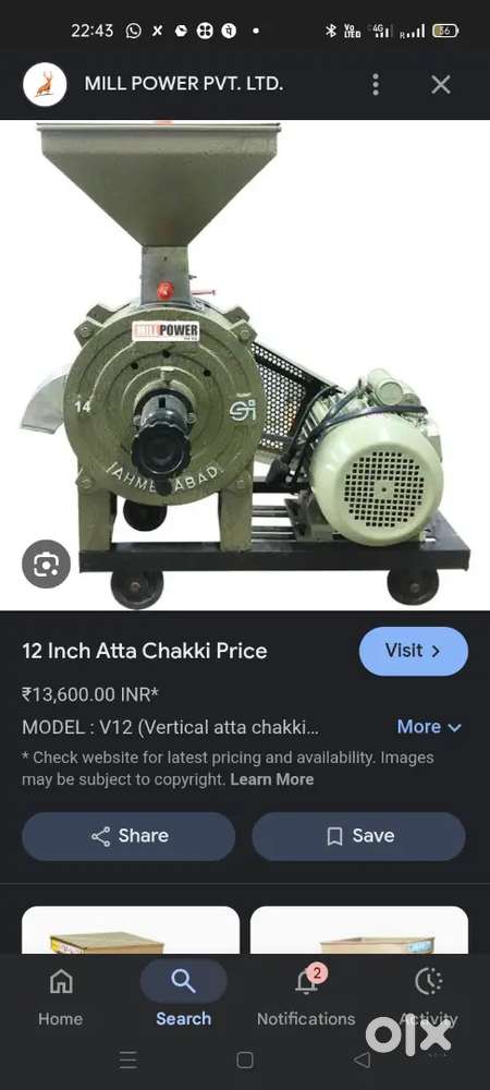 Atta chakki& grinding karne &masin maintainance karne ke liye