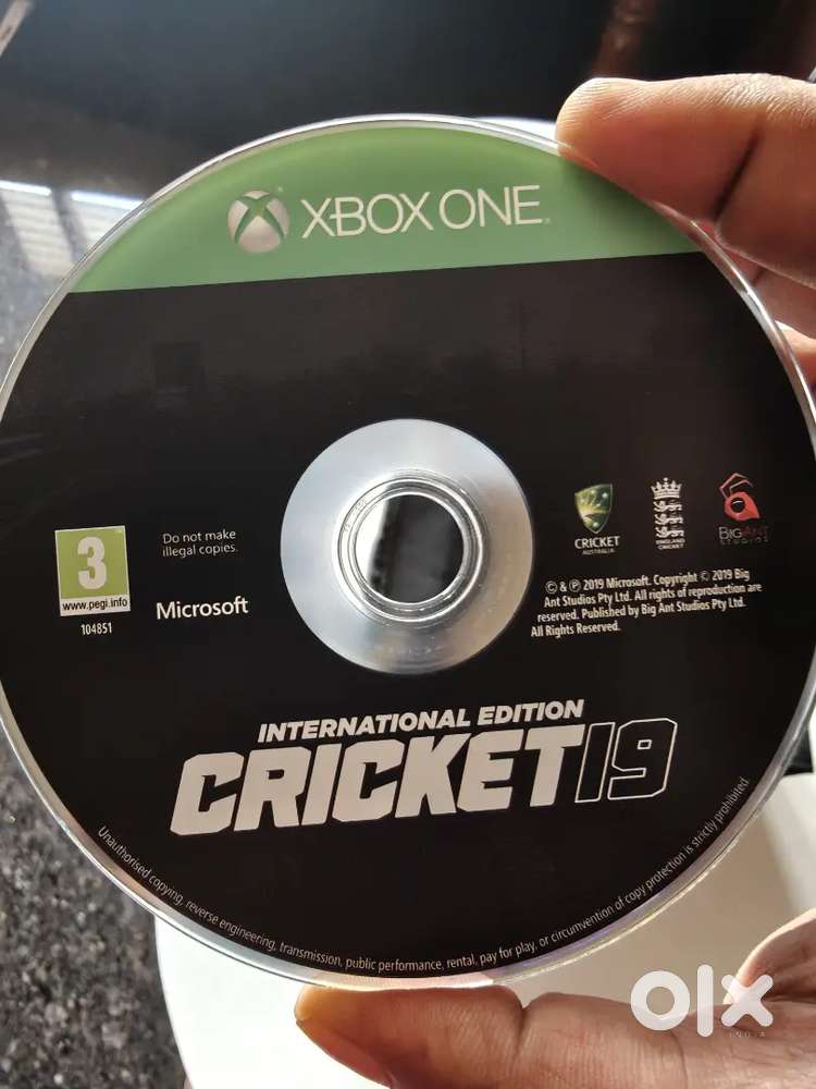 Xbox cricket 19 game cd