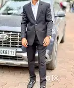 Mens Black Formal Suit - Blazer & Pant,Premium Fabric,best Condition