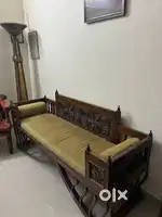 Sofa,  Dinning table with chairs, Winston side board.