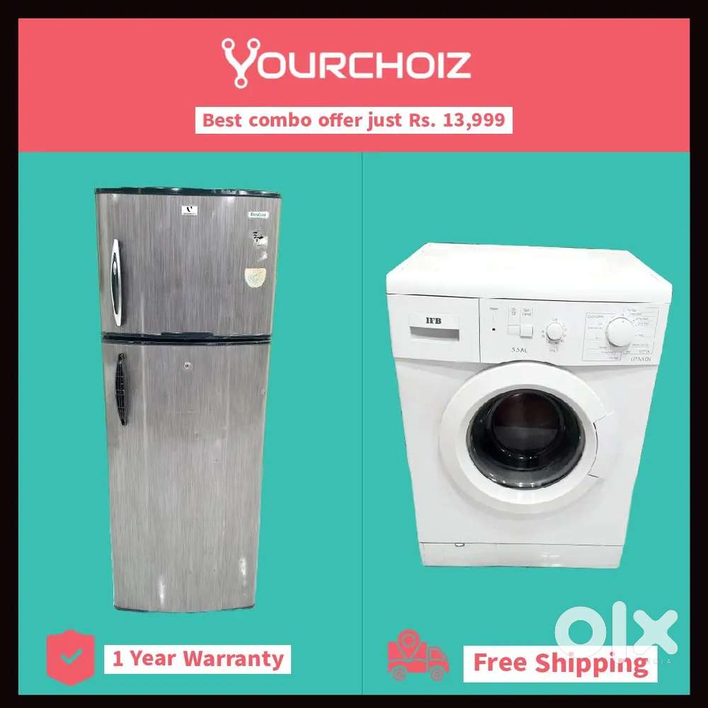 Appliance Combo Deal - Washing Machine & Refrigerator Set  Energy