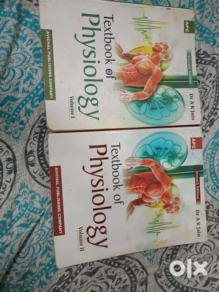 AK jain textbook of physiology both volume 1 and 2