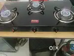 Prestige Royale GT-03L 3 burner glass top gas stove