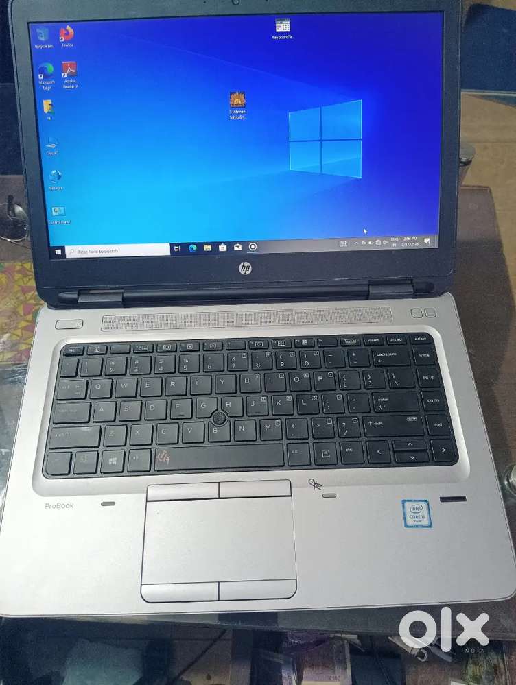 Hp laptop i5 6 th gen 8 gb ram 256 ssd 14 inch good condition