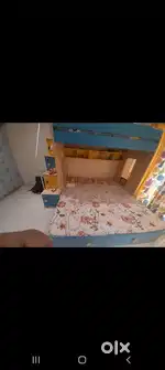 A Bunk bed and A study table (set)