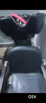 Massage bed and shampoo station
